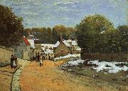 Early Snow at Louveciennes Alfred Sisley